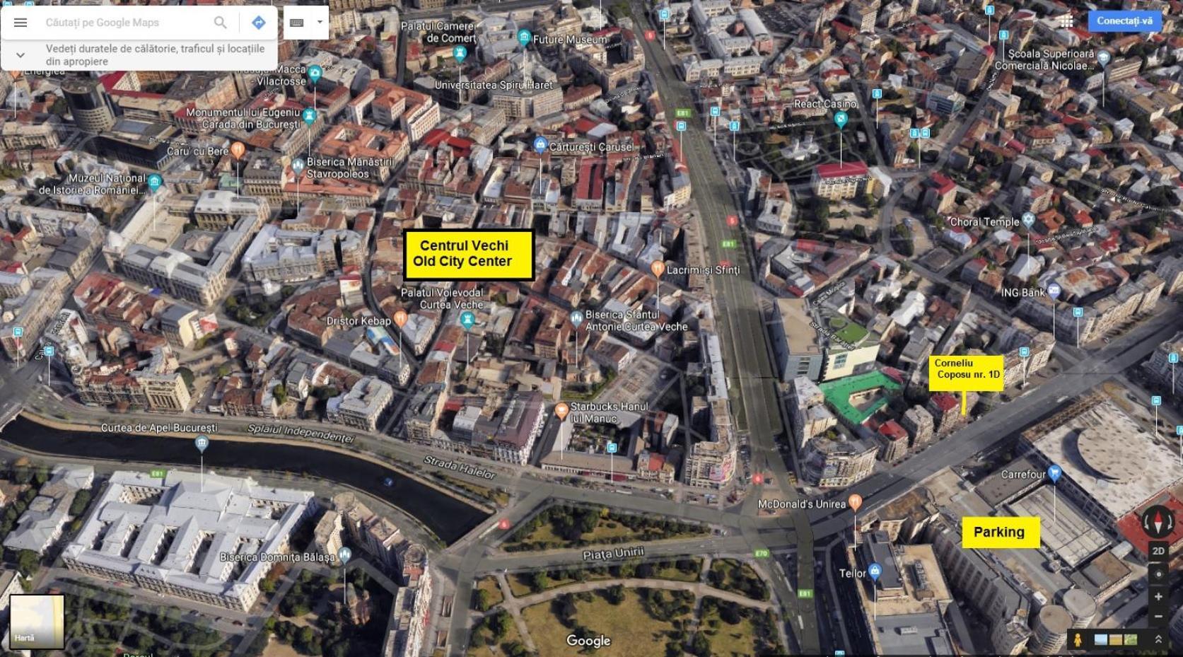 Domum Unirea, Across The Street Of Old City Center Bucureşti Eksteriør bilde